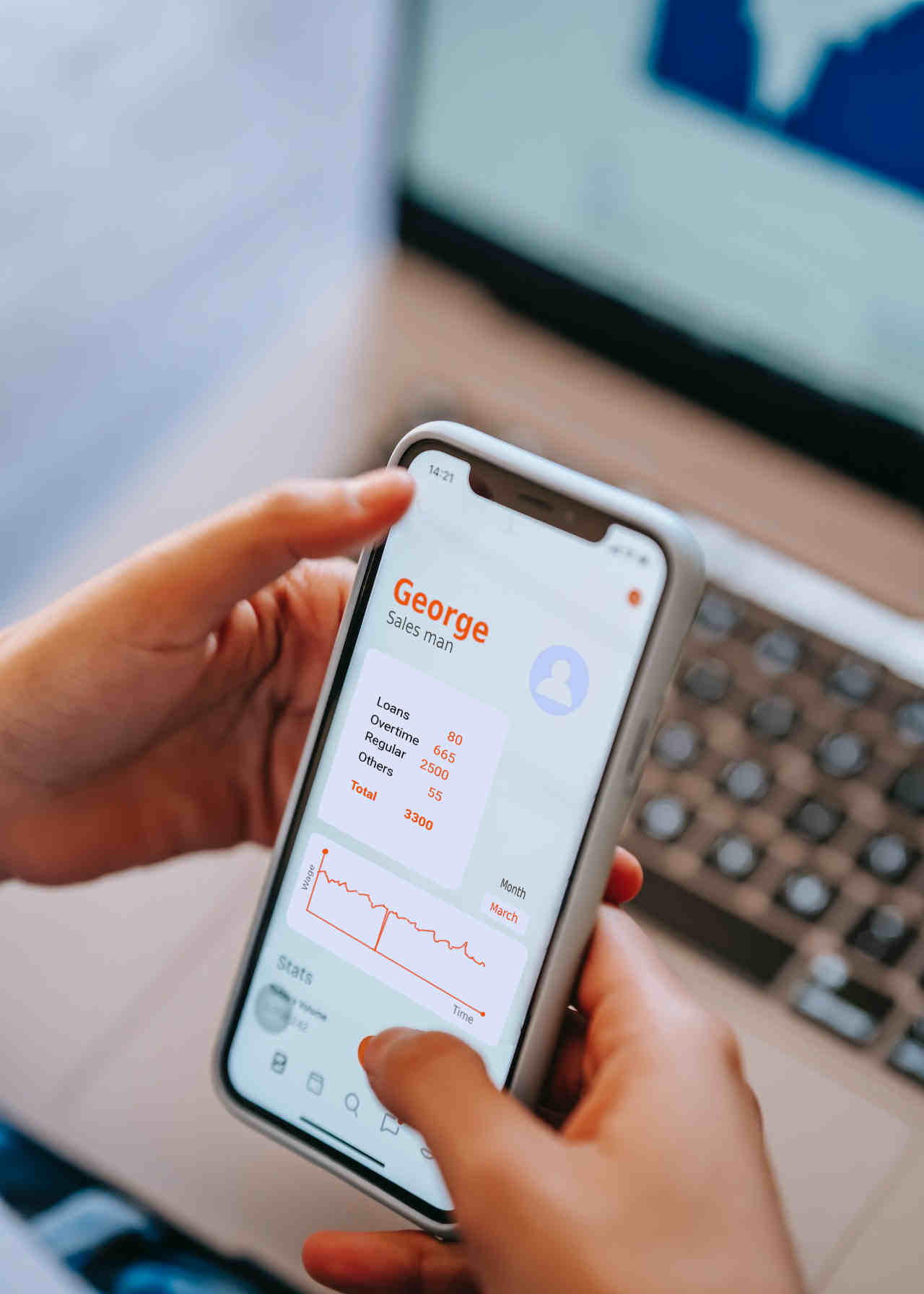 Employee hours tracking payroll app